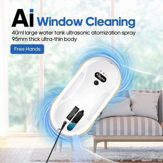 Automatic water spray cleaning robot vacuum cleaner